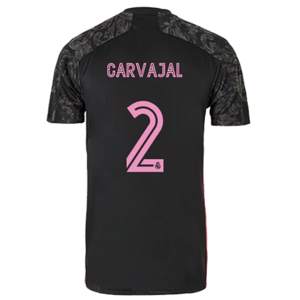 Camiseta Real Madrid 3ª NO.2 Carvajal 2020-2021 Negro
